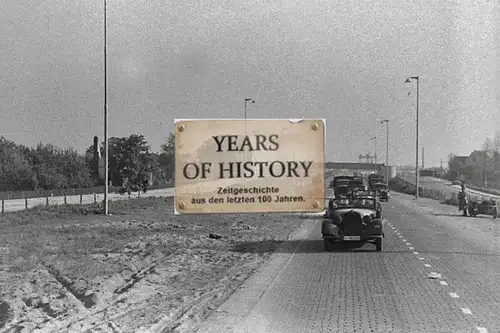 Foto kein Zeitgenössisches Original Holland Autobahn Motorrad Fahrzeuge Belgien 