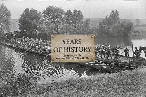 Foto kein Zeitgenössisches Original Frankreich Brücke Übergang Fluss Pioniere 