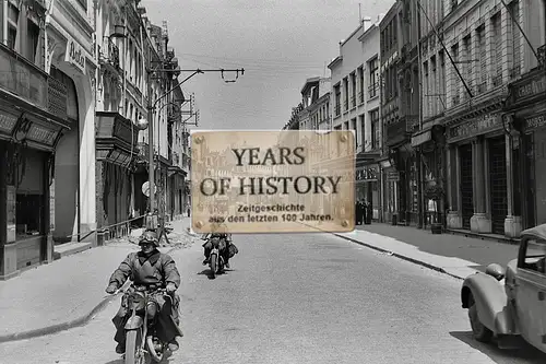 Foto kein Zeitgenössisches Original Holland Belgien Frankreich Fahrzeuge Motorra