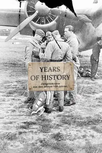 Foto kein Zeitgenössisches Original Flugzeug Pilot Flugzeugführer airplane aircr