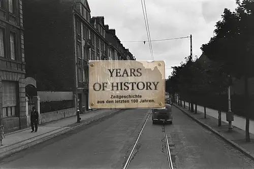 Foto kein Zeitgenössisches Original Frankreich Belgien Straßenansicht Fahrzeuge 
