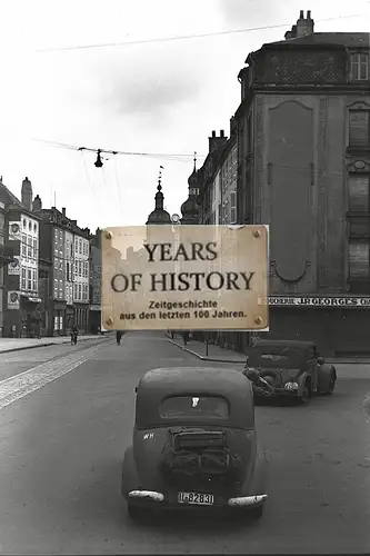 Foto kein Zeitgenössisches Original Frankreich Belgien Straßenansicht Fahrzeuge