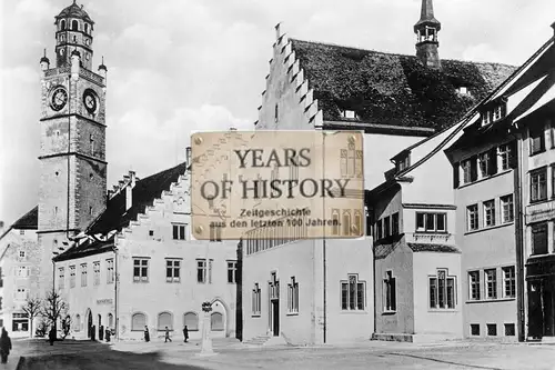 Foto 10x15cm Baden Württemberg Straßenbild aus Ravensburg dem Mittelpunkt Obersc