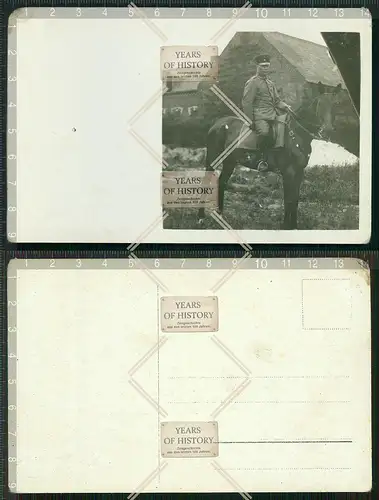 Orig. AK Feldpost Karte Soldat auf Pferd