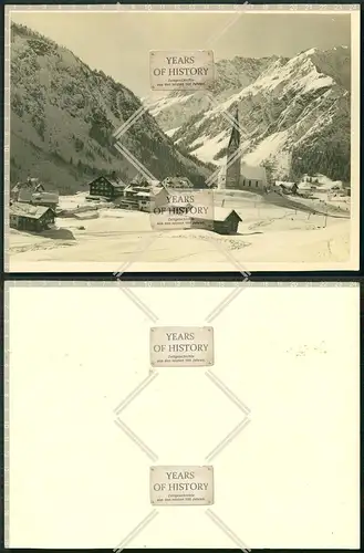 Orig. Foto 24x18cm Oberstdorf Winter Ansicht Allgäu Bayern Kirche Landschaft Häu