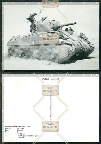 Foto AK Panzer Tank Sherman