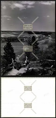 Orig. altes Foto 23x17cm Weser Dörfer b. Minden Rinteln Hameln Burgen Ruinen Lan