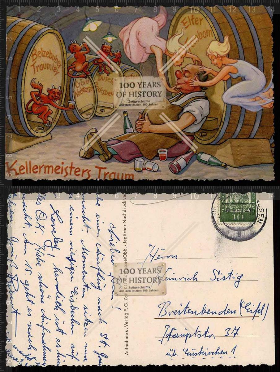 Orig. AK Scherzkarte Humor kesse Sprüche Nr. 264616151748 oldthing