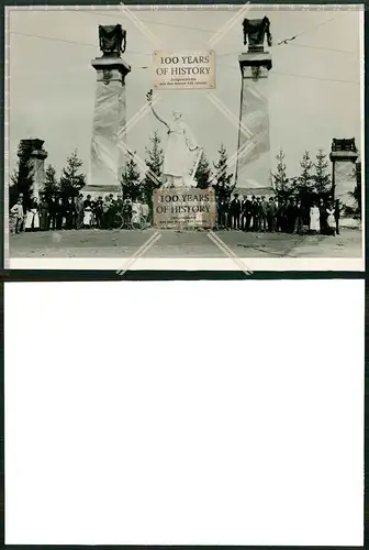 Großes Foto Denkmal ca. 1910 Polen Russland