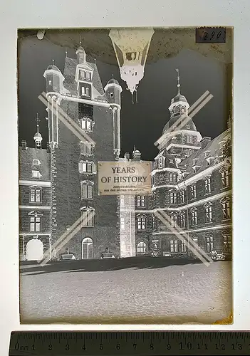 Orig. Glas Dia 1890-1910 Aschaffenburg Gebäude Kirche uvm.