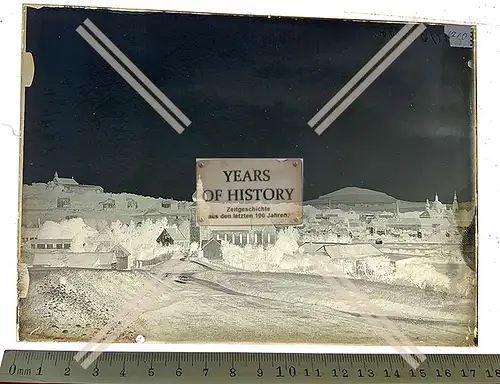 Orig. Glas Dia 1890-1910 Fulda Hessen Neuenberg Panorama Kirche uvm