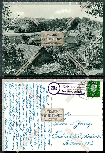 Orig. AK Dahlenrode Rosdorf bei Göttingen Landpoststempel Dahlenrode über Han