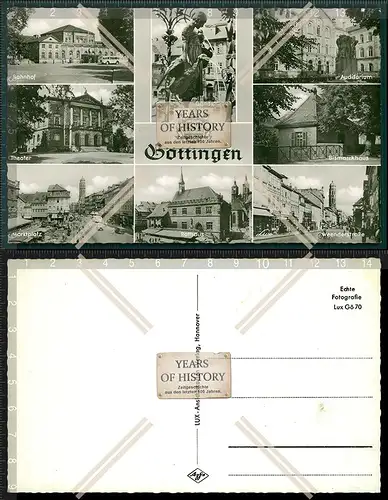 Orig. AK Göttingen Mehrfachansicht echte Fotografie