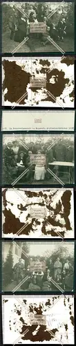 Orig. Foto 3x im Reserve Lazarett Bad Pyrmont 1917 