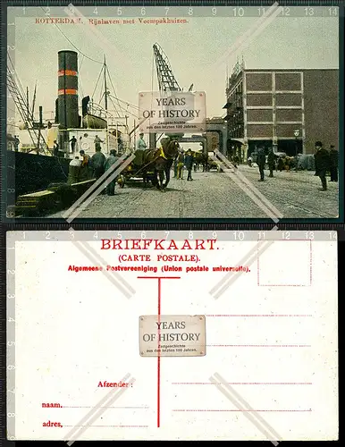 Orig. AK Rotterdam Holland Niederlande 1911