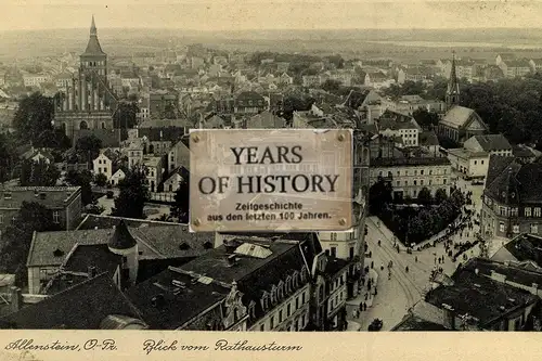 Foto kein Zeitgenössisches Original Allenstein Olsztyn Ostpreußen Ermland-Masure