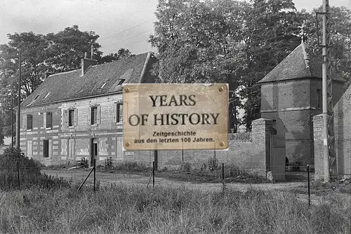 Foto kein Zeitgenössisches Original Frankreich Quartier Chateau Soldaten