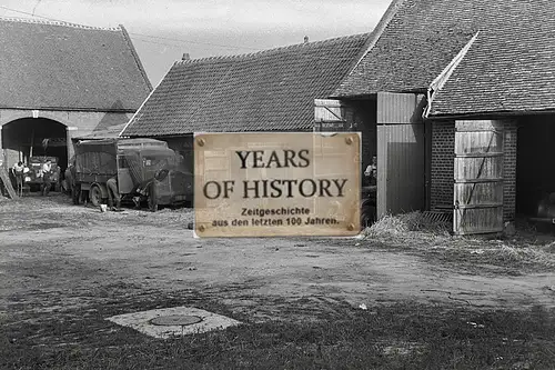 Foto kein Zeitgenössisches Original Frankreich Fahrzeuge Quartier Bauernhof Baue