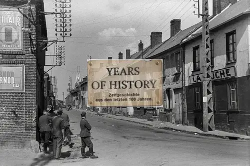 Foto kein Zeitgenössisches Original Frankreich Straßenansicht zerstört Häuser