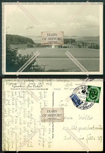 Orig. Foto AK Brilon Gästehaus drei Eichen Hubertus Straße 5 