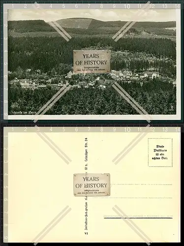 Orig. Foto AK Schierke Wernigerode Sachsen-Anhalt im Harz Luftbild Fliegeraufna