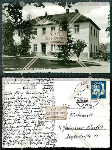 Orig. Foto AK Bundesbahn Kurheim Schloss Schieder Lippe