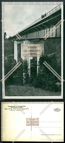 Orig. Foto AK Reichsautobahn Mangfallbrücke München Salzburg Wien 1939