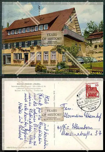 Orig. AK Hotel Falken in Baiersbronn Fritz Beilharz Hotel mit gemütlichen gro�