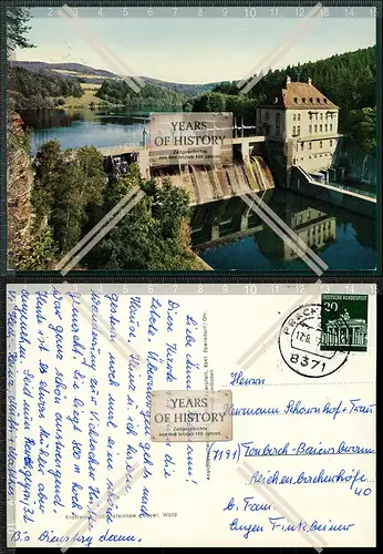 Orig. AK Höllensteinsee Kraftwerk Viechtach Bad Kötzting Stausee im Bayerisch