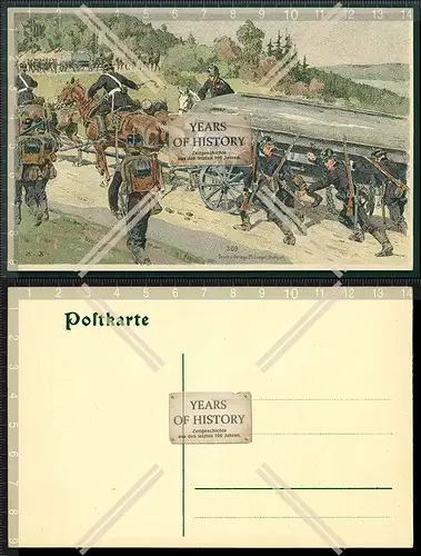 Orig. AK Soldaten Feld Artillerieregiment 1911 Druck und Verlag M. Seeger Stutt