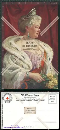 Orig. AK Kaiserin Auguste Viktoria Portrait Wohlfahrtskarte