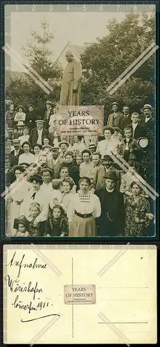 Orig. Foto AK Wörishofen Unterallgäu 1911 Gruppenfoto