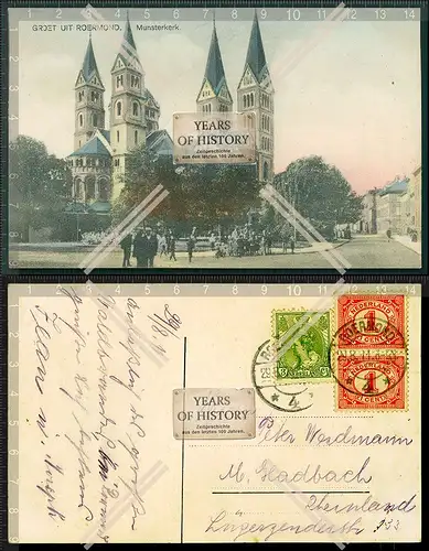 Orig. AK Roermond Limburg Monumentale Maria Munsterkerk