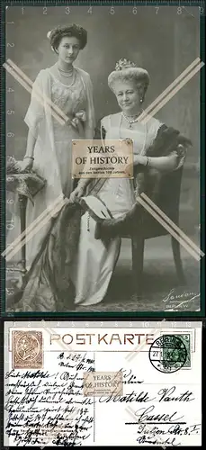 Orig. Foto AK Kaiserin Auguste Viktoria gel. 1910 Prinzessin Victoria Luise von