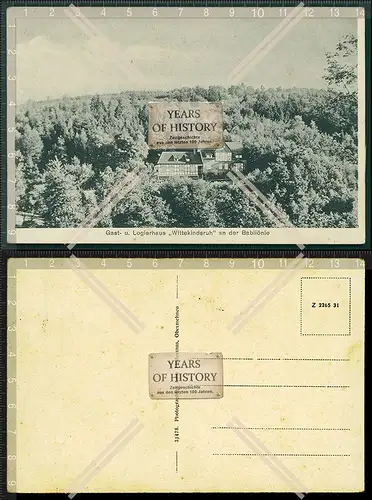 Orig. AK Blasheim Obermehnen Wittekindsruh Lübbecke Babilonie Pension E. Harde