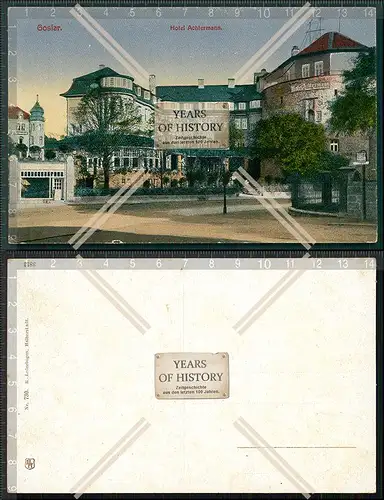 Orig. AK Goslar Hotel Achtermann 1911