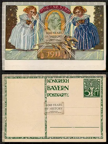 Orig. AK Königreich Bayern Postkarte 1911