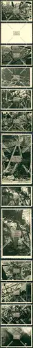 Orig. Foto AK 12x Luftangriff 1944 Bergwerk Gelsenkirchen Recklinghausen Bottrop