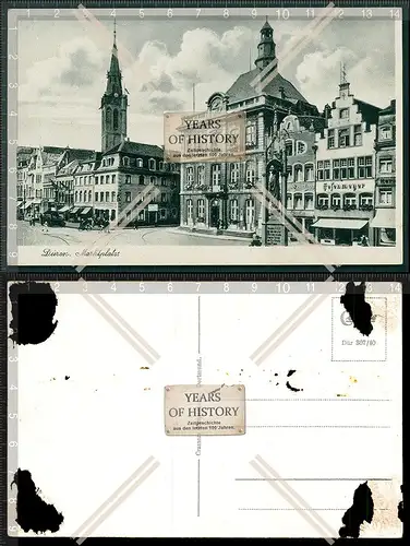 Orig. AK Düren Nordeifel Marktplatz 1939