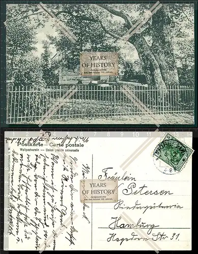 Orig. AK Wöbbelin Ludwigslust-Parchim in Mecklenburg Theodor Römers Grab 1911
