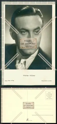 Autogramm Walter Müller österreichischer Schauspieler und Sänger
