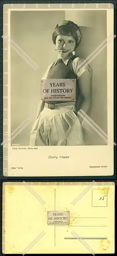Autogramm Dolly Haas Dorothy Clara Louise Haas deutschamerikanische Schauspiele
