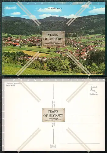 Orig. AK Bodenmais bayrischer Wald totale Ansicht des Orts mit großer Arber