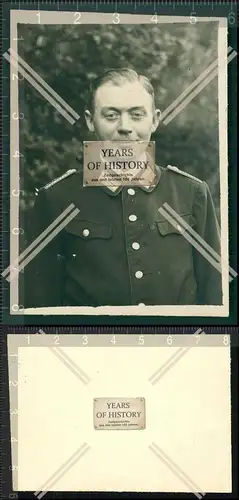 Orig. Foto Portrait Porträt Soldat Uniform