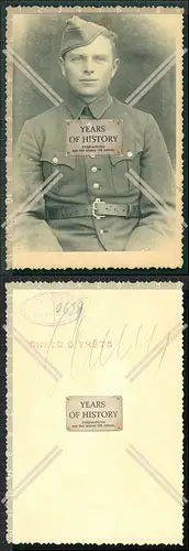 Orig. Foto Portrait Porträt Soldat Uniform