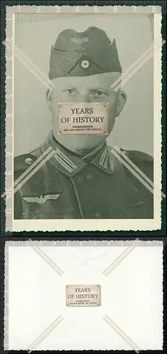 Orig. Foto Portrait Porträt Soldat Uniform