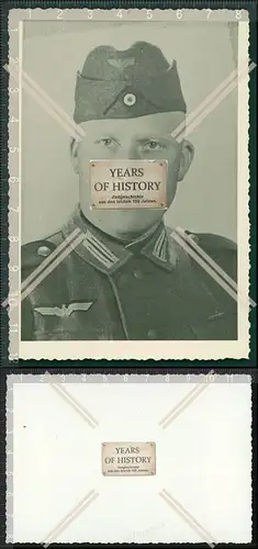 Orig. Foto Portrait Porträt Soldat Uniform