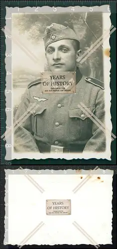 Orig. Foto Portrait Porträt Soldat Uniform