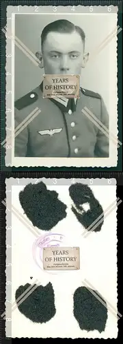 Orig. Foto Portrait Porträt Soldat Passfoto Uniform