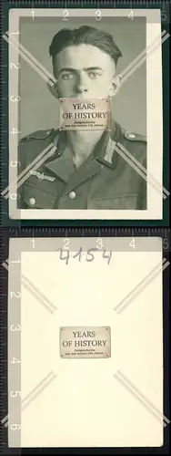 Orig. Foto Portrait Porträt Soldat Passfoto Uniform